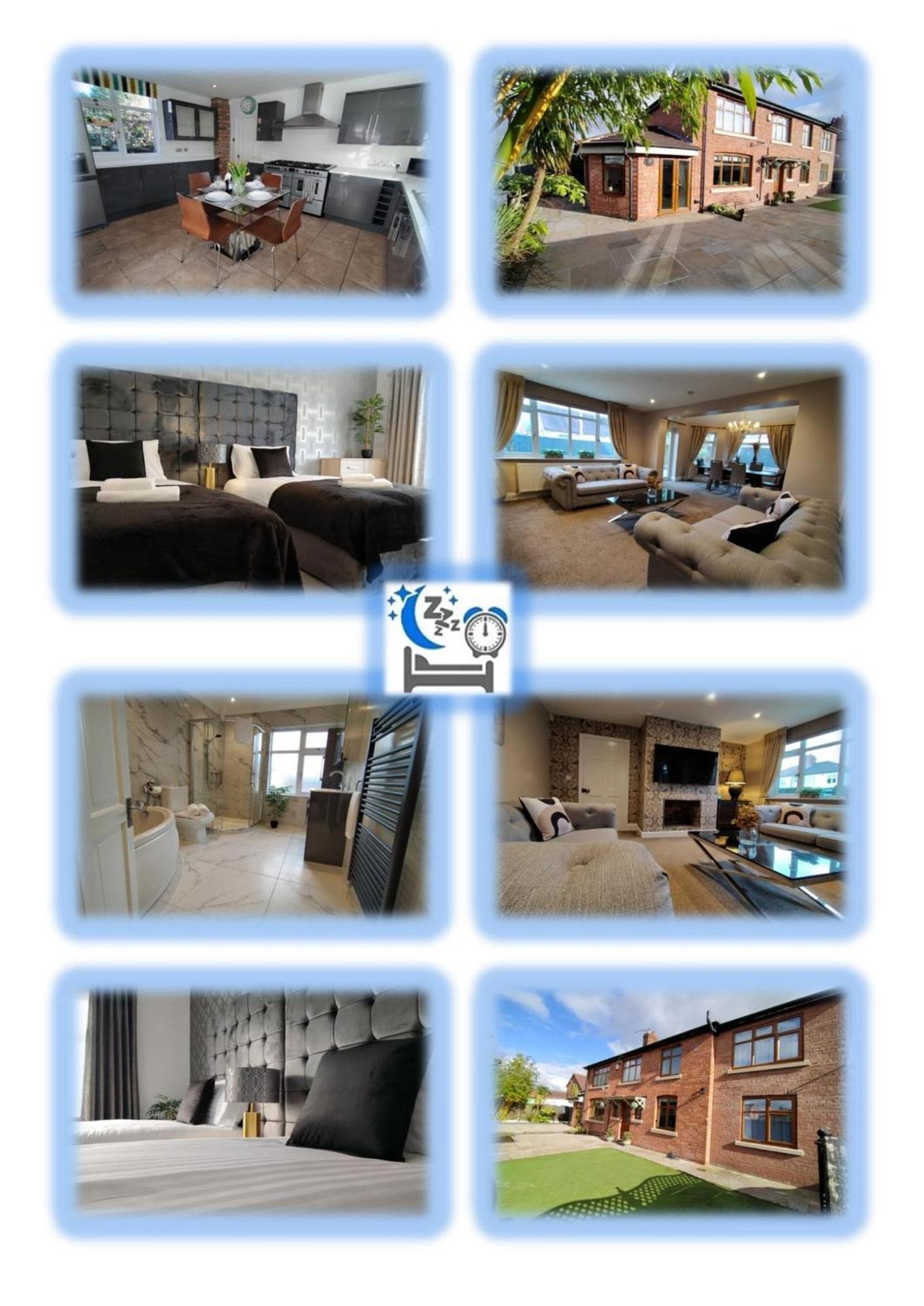 Sirius House - Sleeps 7, Driveway, Garden Villa Crewe Eksteriør bilde